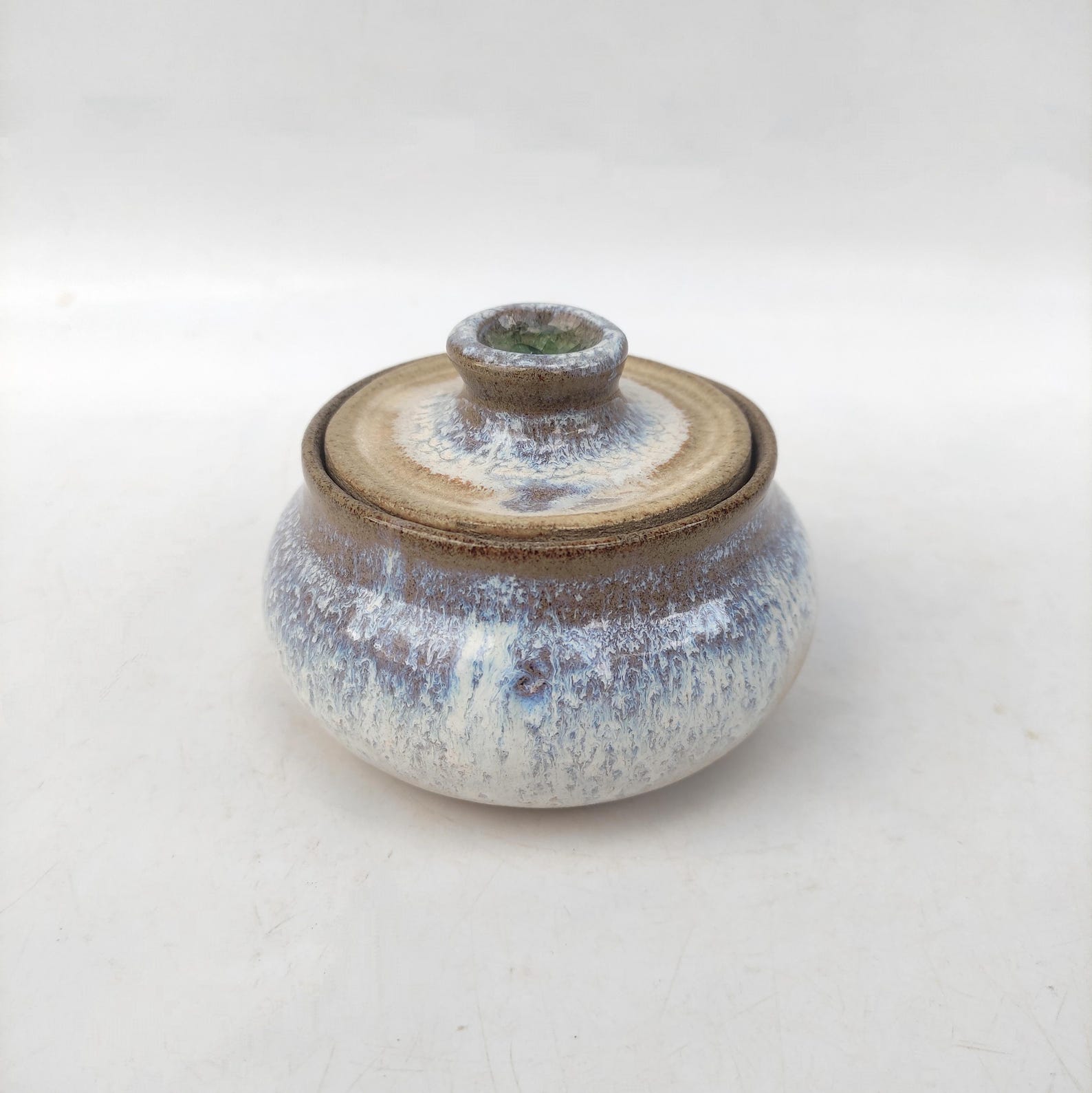 Lidded Jar,ceramic Large Jar With Lid, Honey Pot Jar, Sugar Container ...