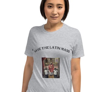 Short-Sleeve Unisex Catholic Latin Mass T-Shirt