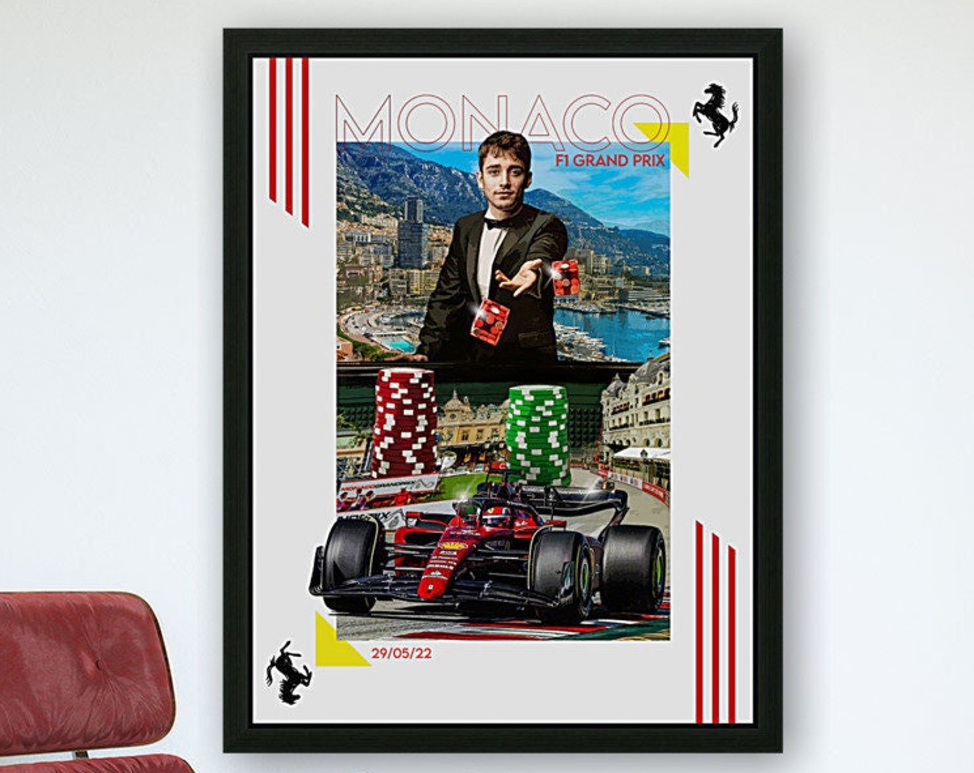 Monaco Grand Prix 2022 F1 / Monaco F1 Poster