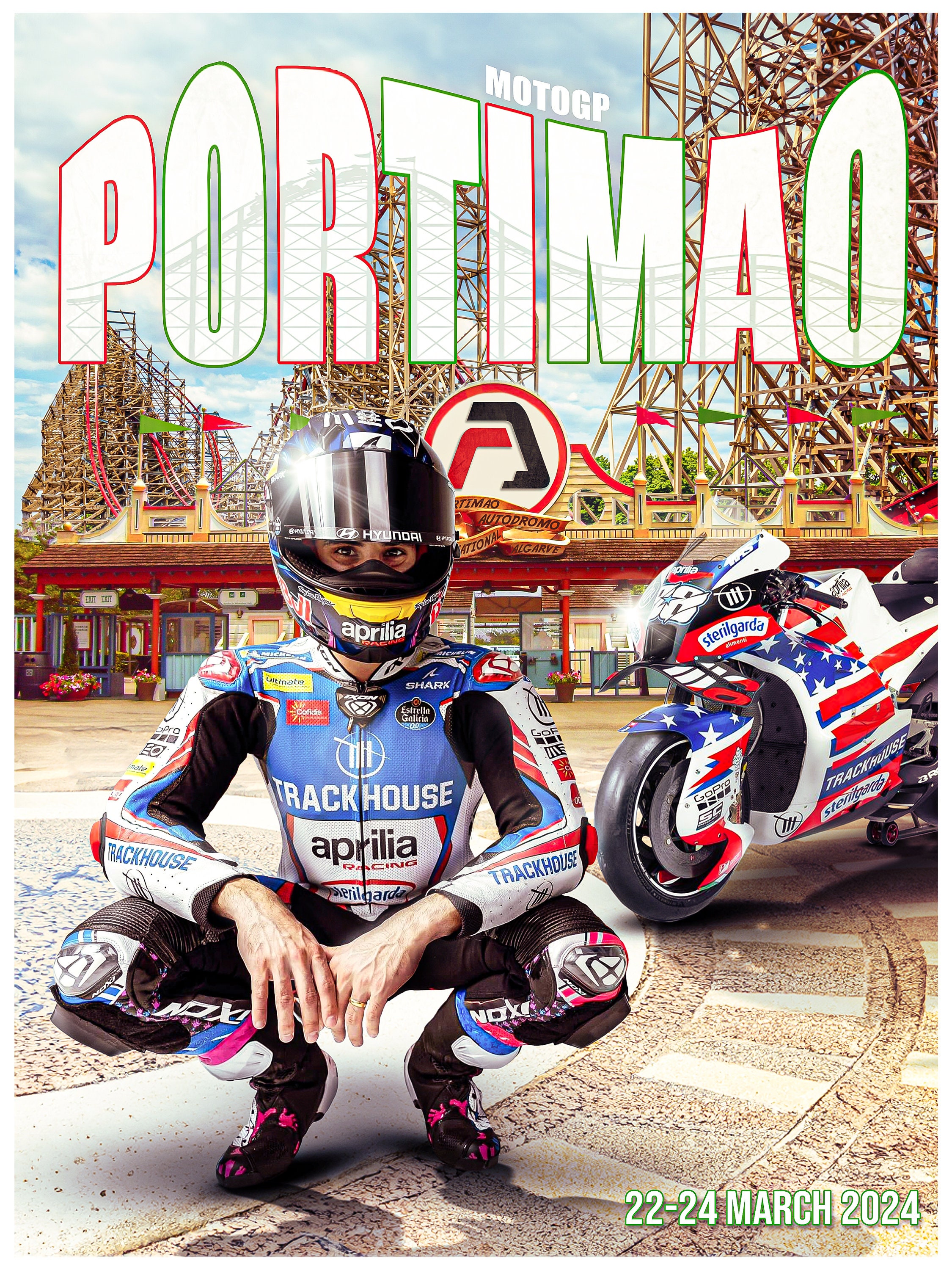 Portugal Grand Prix 2024 Moto GP Poster / Moto GP Print / Portimao