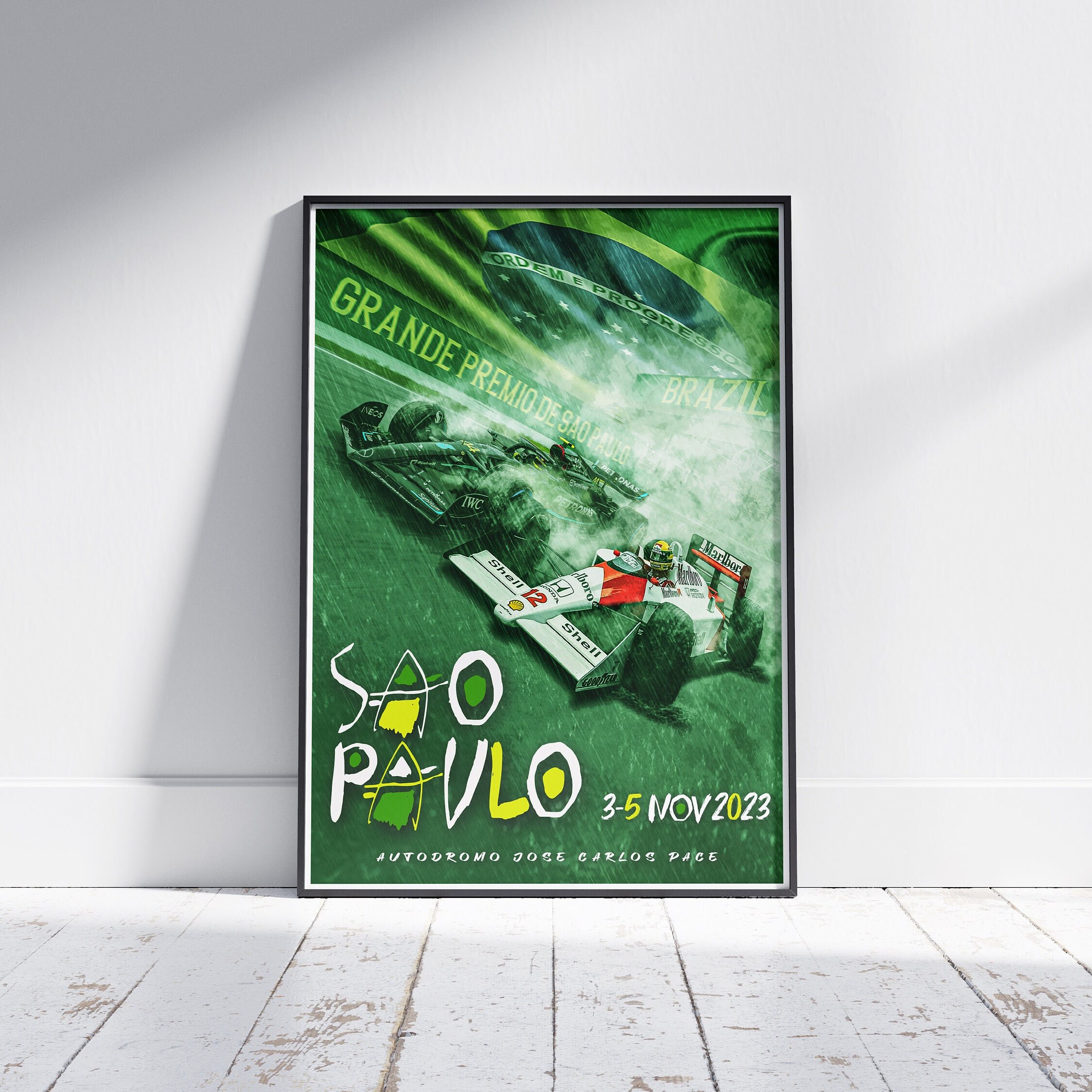 Mercedes poster for the 2023 Brazilian Grand Prix : r/formula1