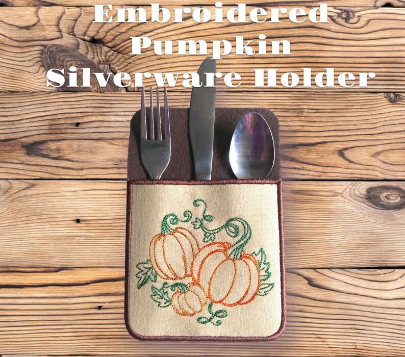 Fall Silverware Holders Etsy