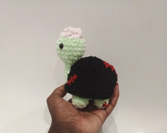 Crochet PDF Turtle Pattern Zombie Turtle Halloween