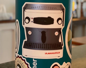 La Marzocco Linea Micra ステッカー、マットミラー仕上げ