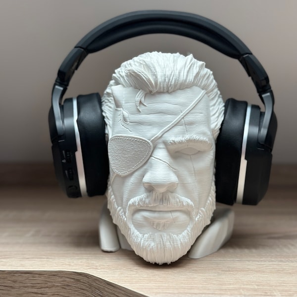 Solid Snake | Metal Gear Solid | Headsethalter | Kopfhörerhalter | anmalbar