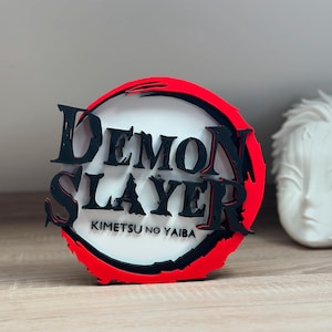 Demon Slayer Ständer – Logo Deko für Anime-Liebhaber | Geschenkidee für Fans des Dämonentöter-Universums | als Geschenk oder Sammlung