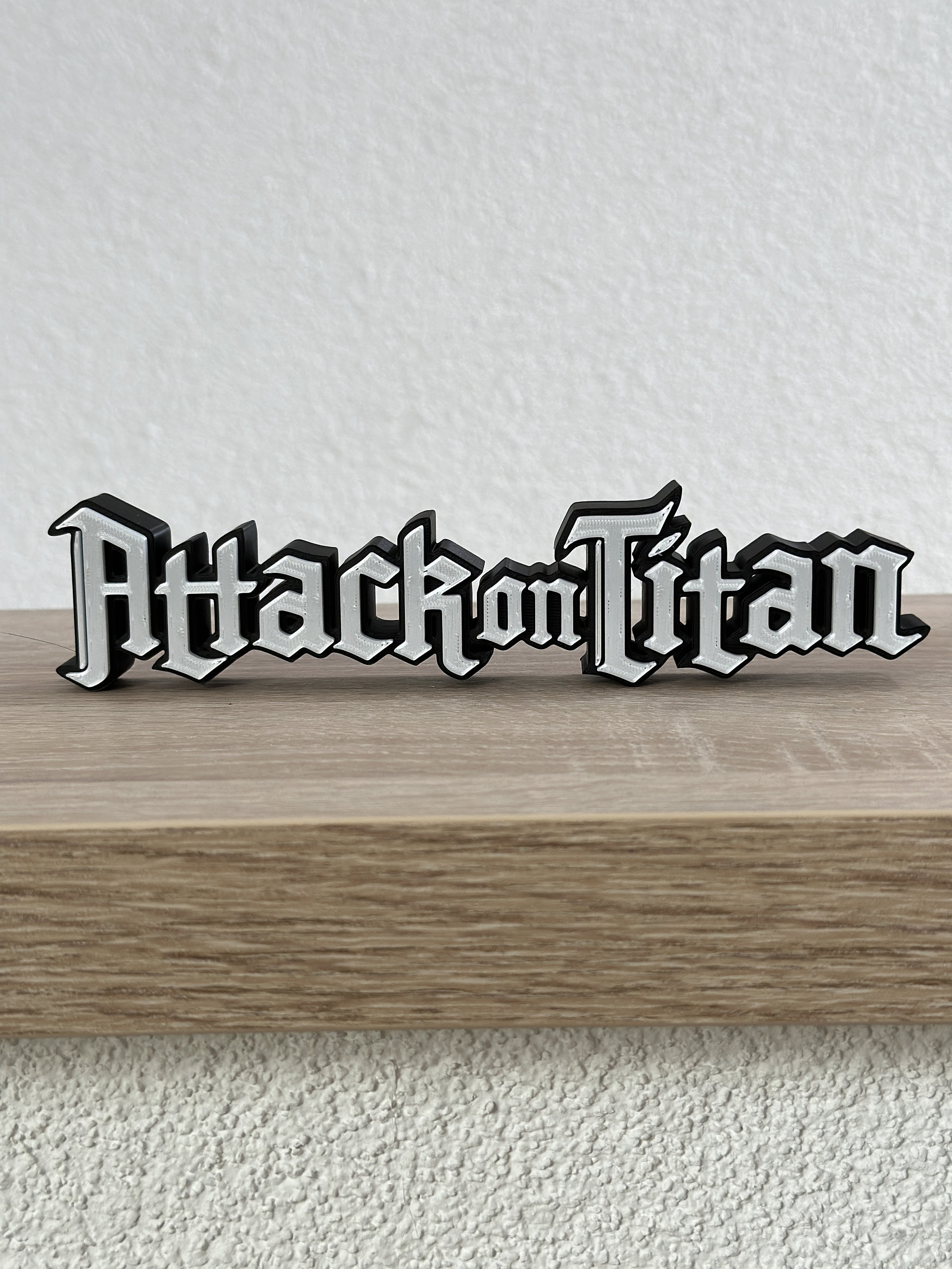 Attack on Titan Logo Aot Logo Decorative Stand Series Etsy UK