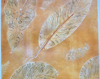 Monotype: Orange Fantasia in Bronze 2025