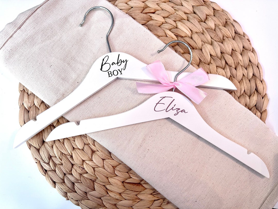 Babys First Outfit Hanger Personalised Baby Hanger Baby's First Outfit