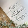 Personalised Wedding Champagne Flutes: Bridesmaid Keepsake Gift