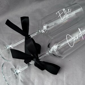 Prom champagneglazen gepersonaliseerd met lint, school, bal 2025, aandenken, speciale dag, 2025 2026