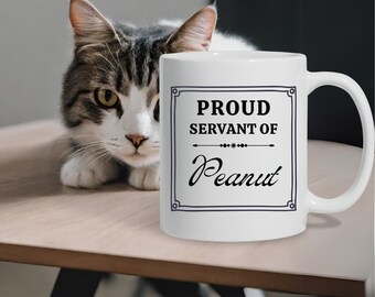Custom Cat Mug, Funny Cat Mug, Personalized Mug for Cat Parents, Christmas Gift Cats