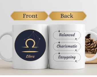 Libra Zodiac Mug – Astrology Star Sign Gift