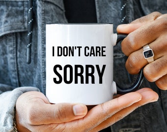 Es ist mir egal Tasse: Lustiges Introvertiertes Geschenk