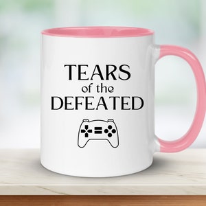 Tears of the Defeated Funny Gamer Mug - Video Games Gift