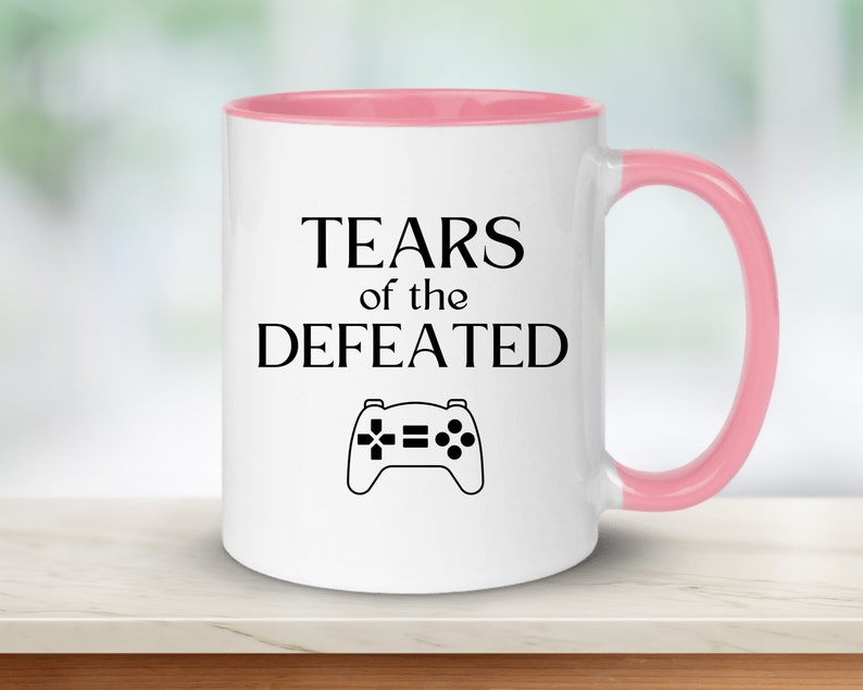 Tears of the Defeated Funny Gamer Mug - Video Games Gift
