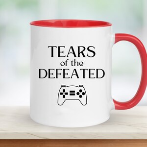 Tears of the Defeated Funny Gamer Mug - Video Games Gift