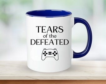 Tears of the Defeated Mug, Gamer Mug, Funny Mugs, Birthday, Nerdy Gifts, Video Games Mug, Husband Gift