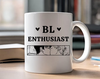 BL Enthusiast Mug, Yaoi, BL, Boys Love, Bara Yaoi, Manhwa, Manga Gift