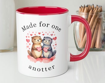 Otter Mug, Mother's Day Gift, Couple Mug, Otter, Otter Gifts, Cute Mom Mug, Cute Mugs, Kawaii Mug