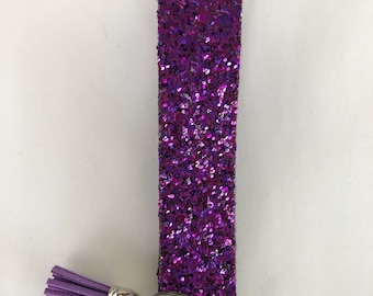 Chunky Glitter Llavero Llavero Wristlet