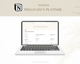 Notion Pregnancy Planner, Ultimate Digital Planner, Calendar, Journal, Wellness Tracker, Templates for Birth Plan, Budget, Baby Shower