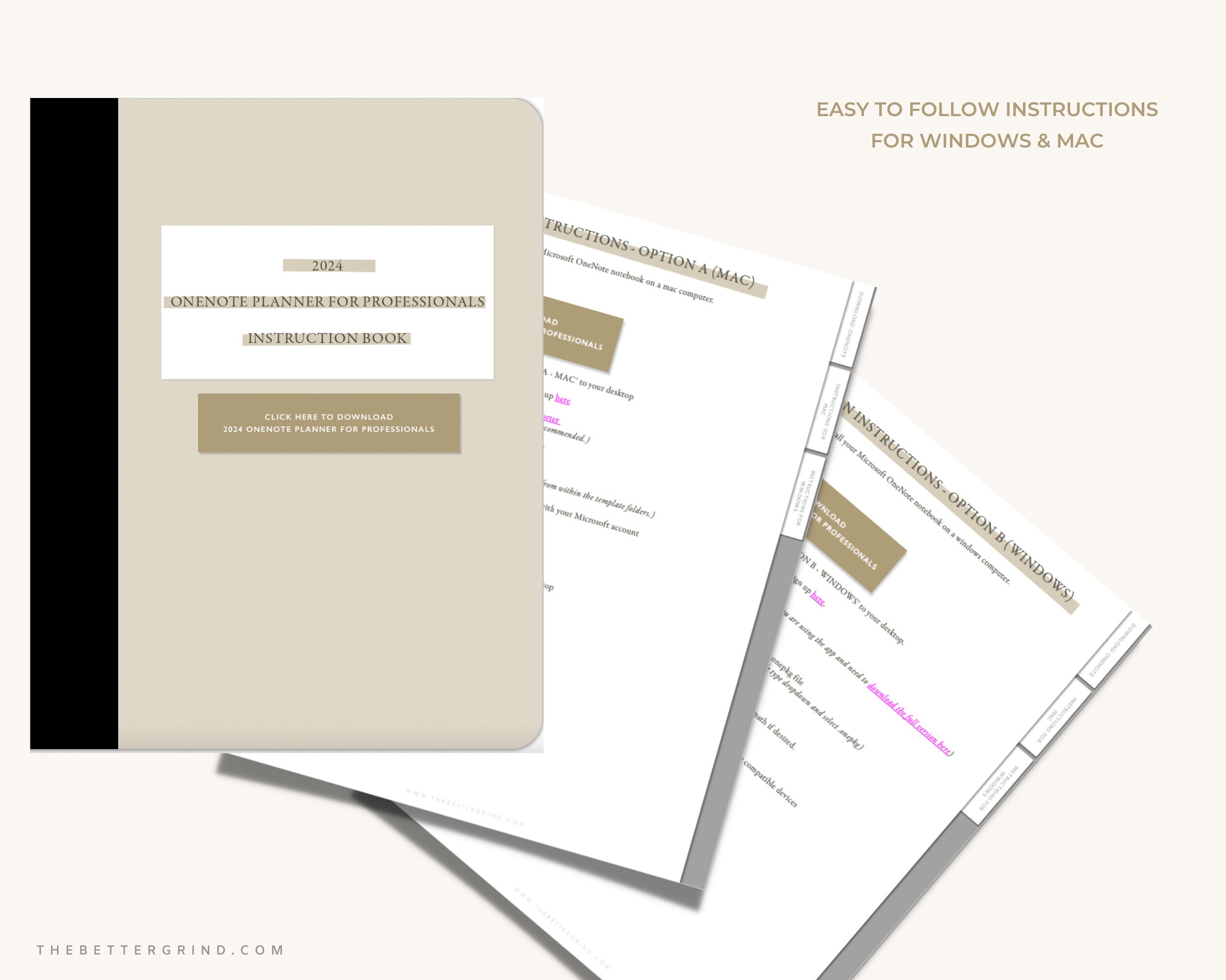 Onenote Planner for Professionals, 2024 Onenote Digital Planner Template,  Work Planner for Windows, Android, Surface Pro, iPad - Etsy