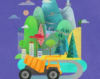 Serie de vehículos de construcción, Camión volquete.