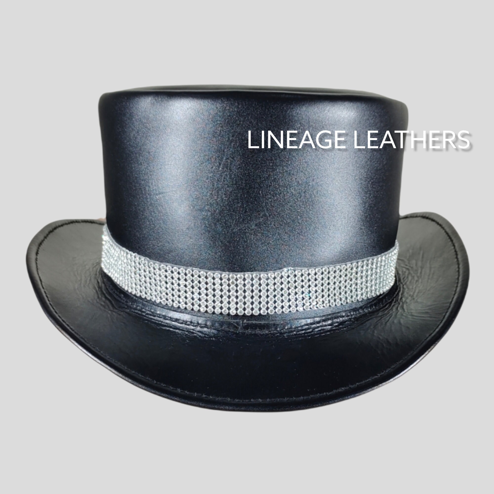 Top Hat Fancy Band Black Color Handmade 