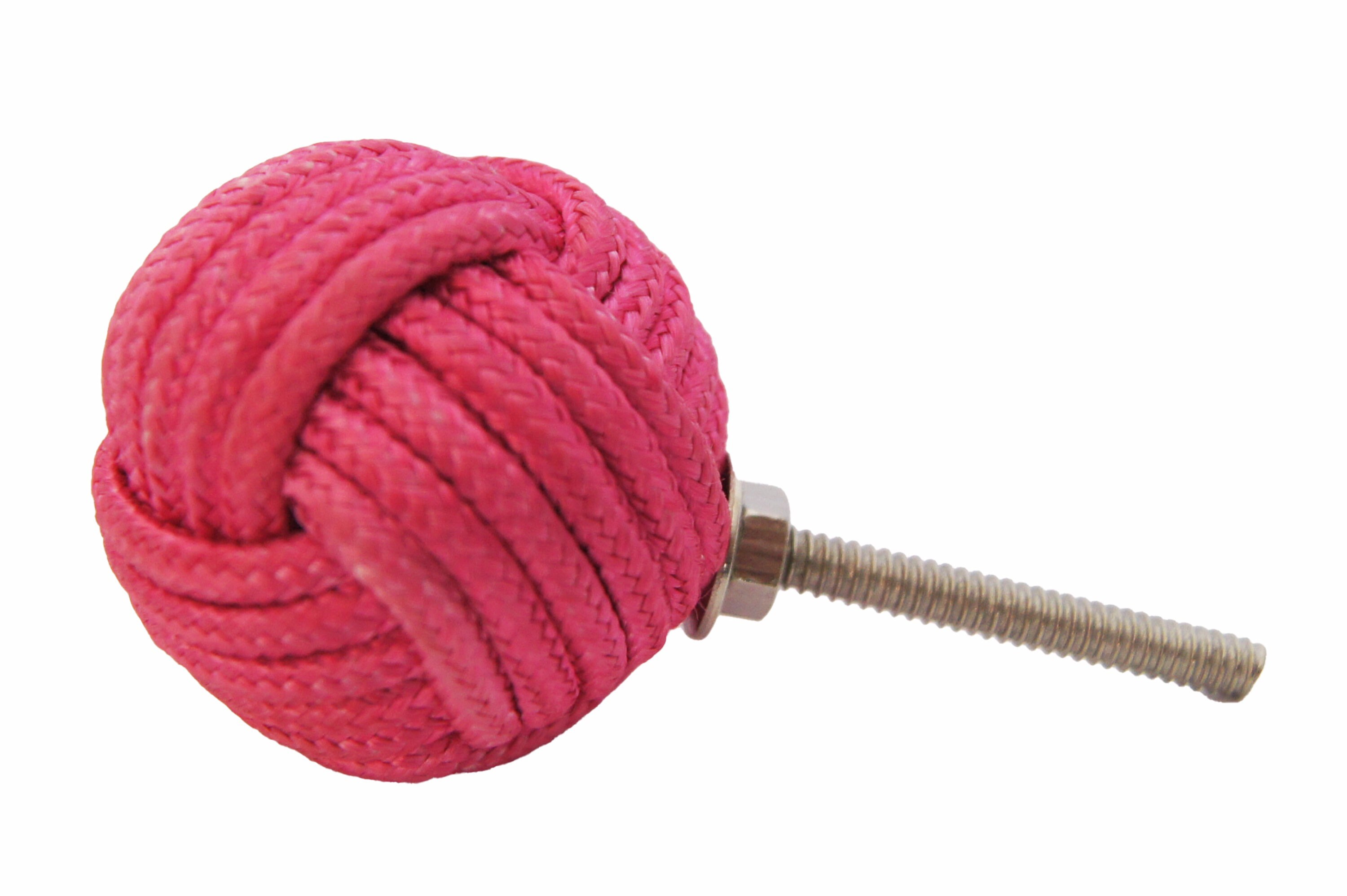 Bouton de Meubles Jute Corde Rose, Poignées Meubles, Knob, Furniture Button, Schubladenknpfe, Möbelk