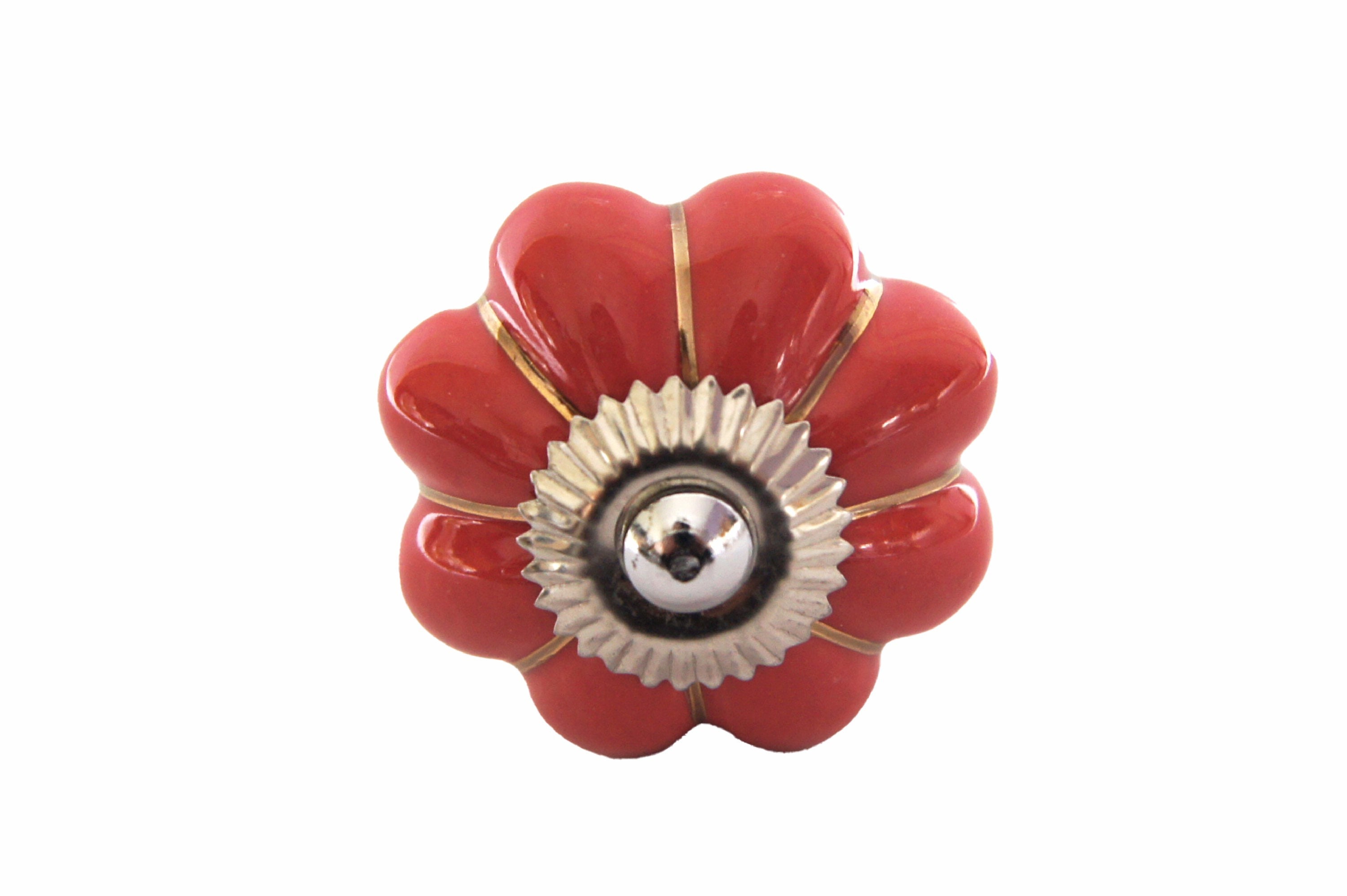 Boutons de Meuble, Citrouille Rouge, Tiroir, Knob, Poignée, Furniture Button Schubladenknpfe, Möbelk