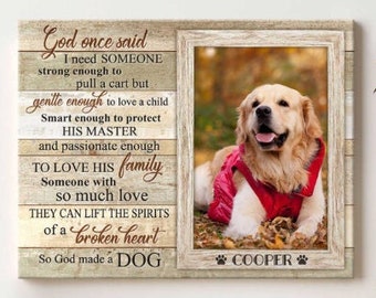 Bereavement Gift | Dog Memorial Gift | Personalized Pet Photo | Sympathy Gift |  Personalized Gift | Dog Gift | Memorial Gift Pet Loss Gifts