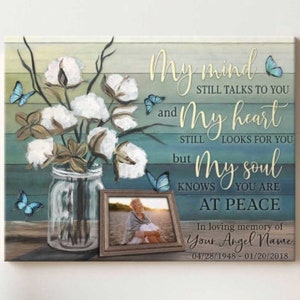 Bereavement Gift | Sympathy Gift | Personalized Gift | Canvas Prints | Memorial Gift | Remembrance Gift | Best Friend Gift | Wall Decor