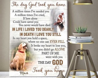 Dog Memorial | Custom Dog Portrait | Remembrance Gift | Sympathy Gift | Personalized Gift | Dog Gift | Memorial Gift | Pet Loss | Art Print
