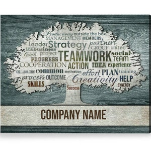 Custom Wall Art For Office, Print Wall Art, Office Decor, Motivational Office Wall Art, Personalized Office Wall Decor Canvas Print