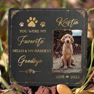 Personalized  Dog Memorial Gifts for Loss of Dog, Dog Memorial Stone, Pet Memorial Gifts, Pet Loss Gifts, Pet Memorial Stones, Pet Headstone