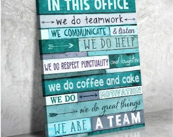Custom Wall Art For Office Print Wall Art Office Decor Motivational Office Sign For Wall Motivational Art Print In This Office Decor Canvas