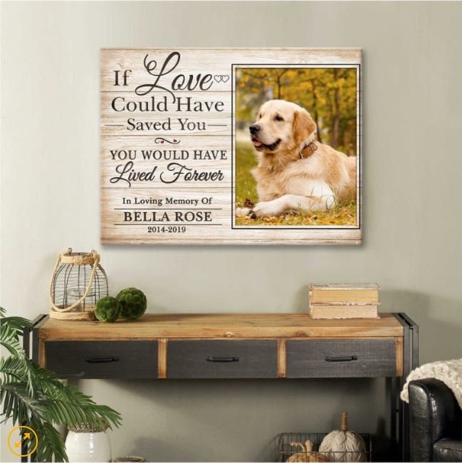 Custom Canvas Print | Pet Memorial Gift | Remembrance Gift | Sympathy Gift | Personalized Gift | Dog Gift | Memorial Gift | Pet Loss