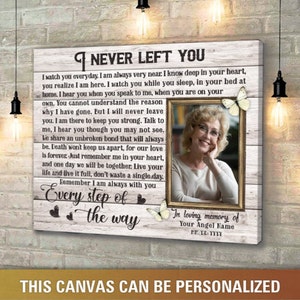 Sympathy Gift Bereavement Gift Personalized Gift Custom Canvas Memorial ...