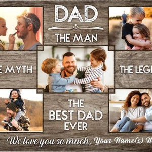 Personalized Canvas | Happy Fathers Day | Custom Photo | Canvas Print | Gifts For Dad | Dad Gift | Dad Photo Gift | Father Daughter Gift