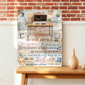 Inspirational Wall Art For Office Office Motivational Wall Art Teamwork Office Canvas Wall Decor In This Office Wall Art Decor