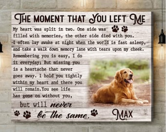 Bereavement Gift | Dog Memorial Gift | Remembrance Gift | Sympathy Gift |  Personalized Gift | Dog Gift | Memorial Gift | Pet Loss Gifts