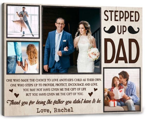 Step Dad Definition Customized Fathers Day Custom Photo Step Dad Meaning - Customized ...
