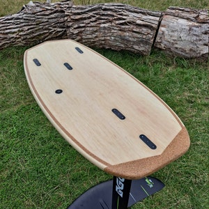 Handcrafted hollow wooden kite foilboard - micro pocket size 95cm
