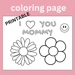 Página para colorear mamá, hoja para colorear para mamá, página para colorear mamá, página para colorear te amo mamá para imprimir, dibujos para colorear para niños para mamá