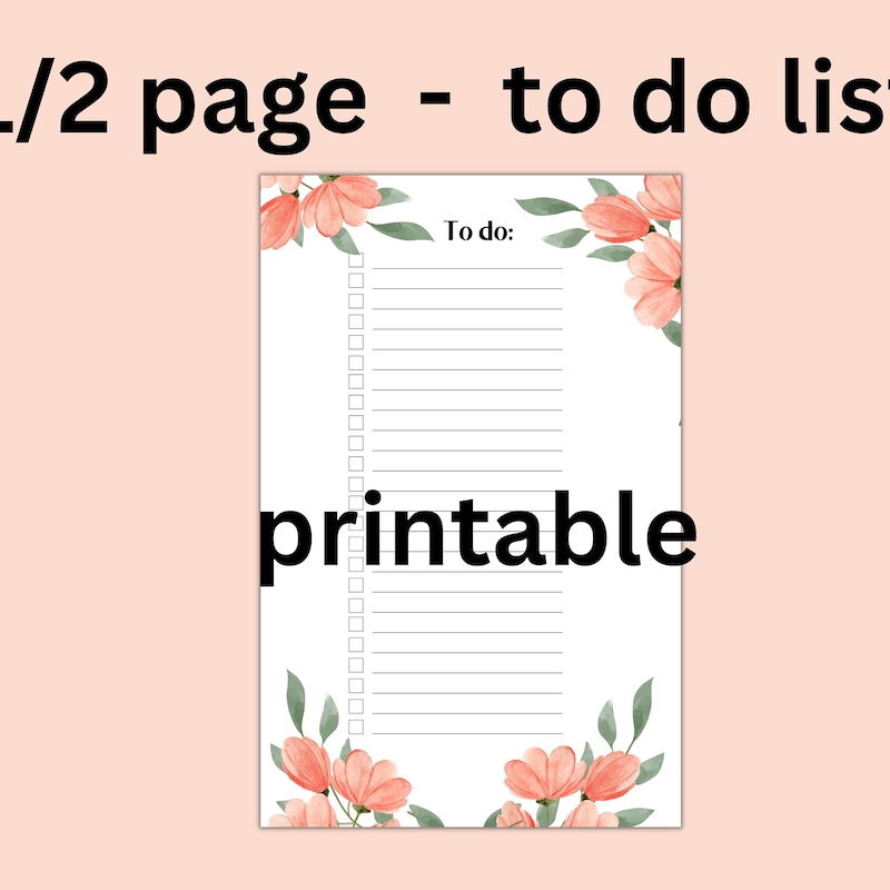 Half Page - Etsy