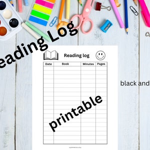 Registro de lectura para niños, registro de libros para niños, registro de lectura infantil imprimible, registro de lectura de libros para niños, registro de lectura para niños, registro de lectura semanal