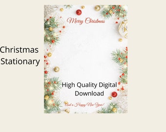 Christmas Stationery, Christmas Stationary, Christmas Stationary printable,  Christmas stationery printable, Christmas Stationery border