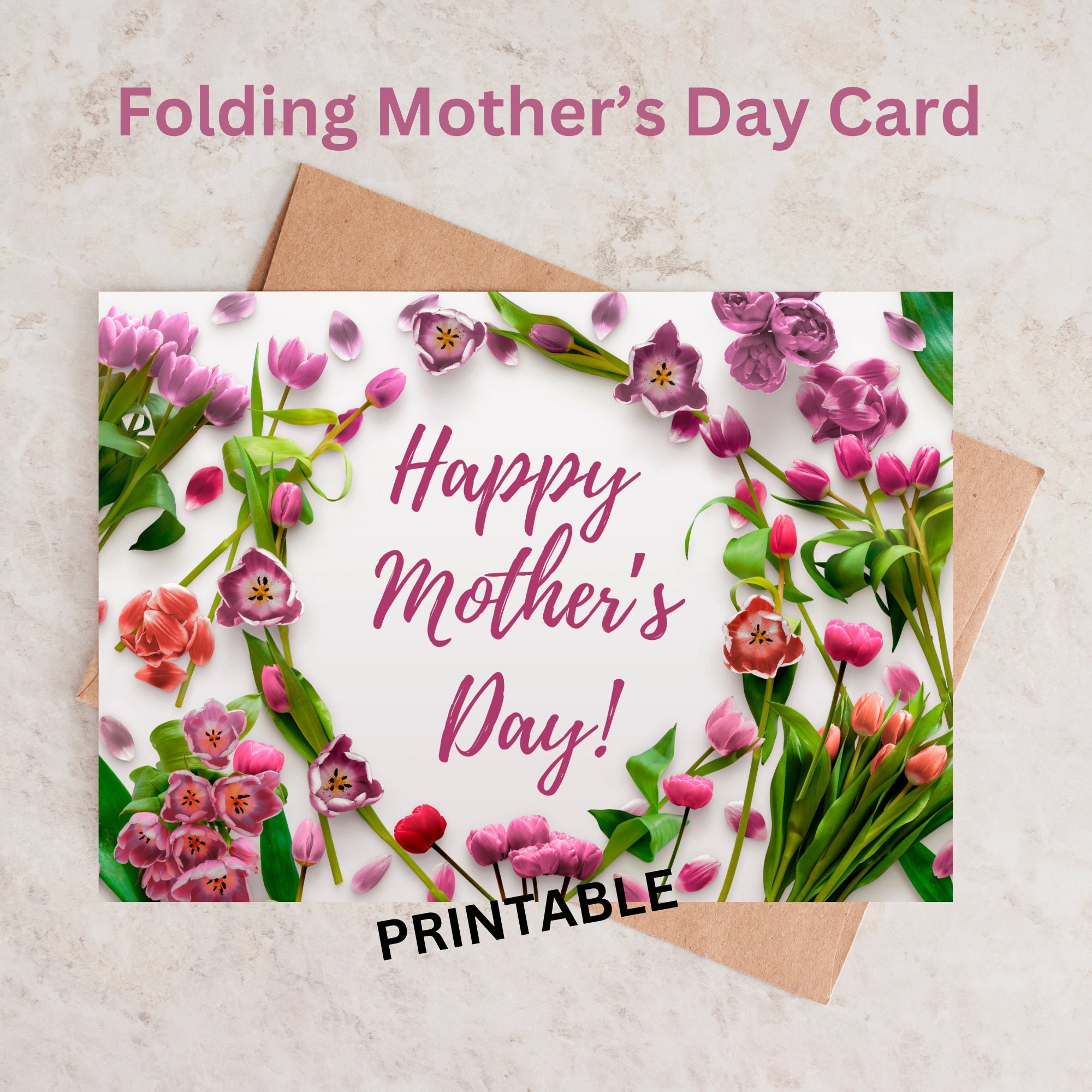 Mothers Day Card, Mom Day Card Printable Mothers Day Card, Happy Mothers Day Card, Card for Mom ...