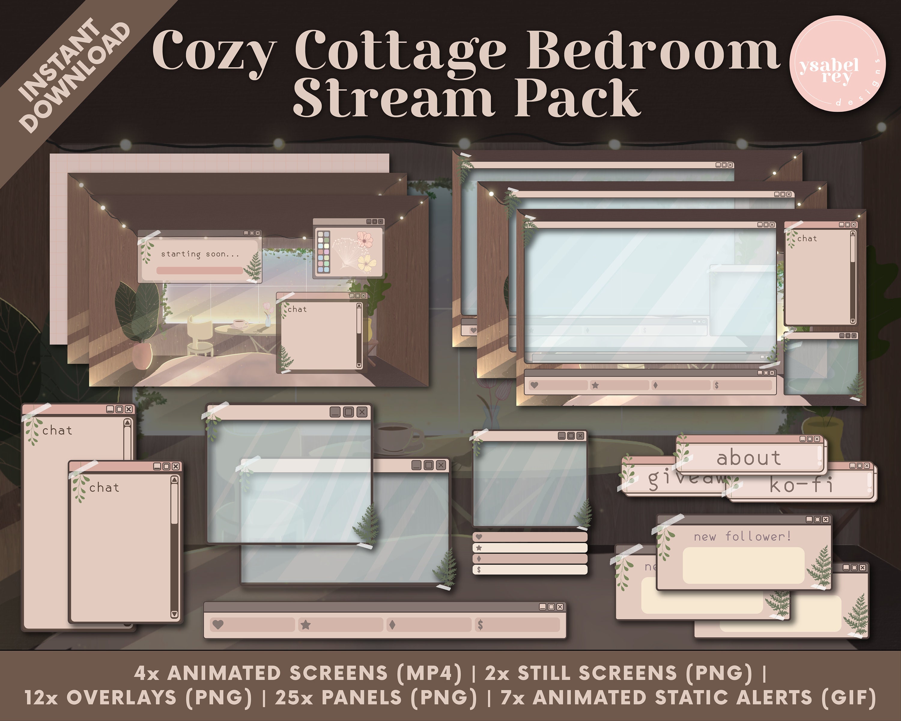 Cozy Night Stream Package – StreamSpell